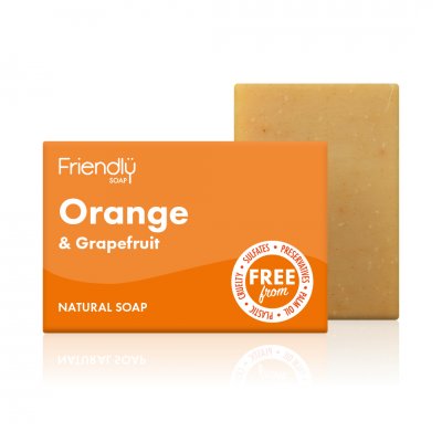 Friendly Soap Tvål Orange & Grapefruit 95g