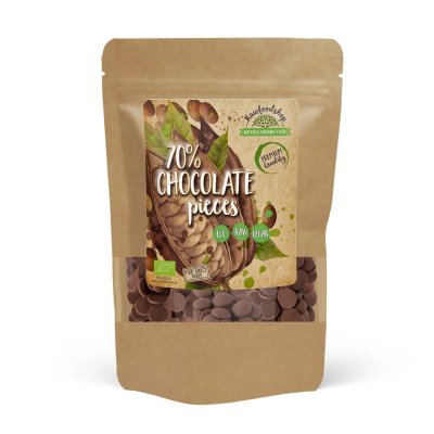 Rawfoodshop Chokladknappar från Peru 70% EKO 500g