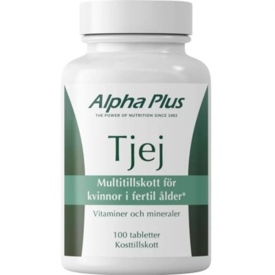 Alpha Plus Tjej 100 tabletter