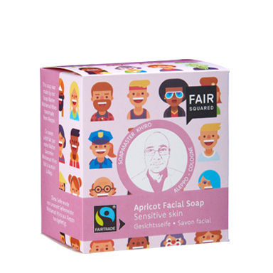 FAIR SQUARED Facial Soap Apricot Sensitive Skin 2 x 80g