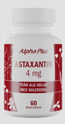 Alpha Plus Astaxantin 4mg 60 kapslar