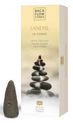 Fiore d'Oriente Backflow Incense Cones Sandal