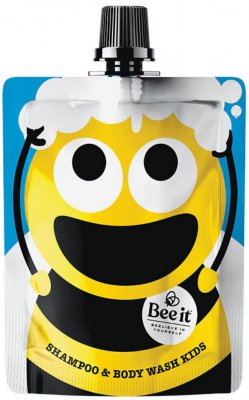 Bee It Kids Shampoo Wash Blue 250ml