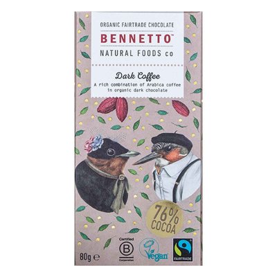 Bennetto Dark Coffee 80g
