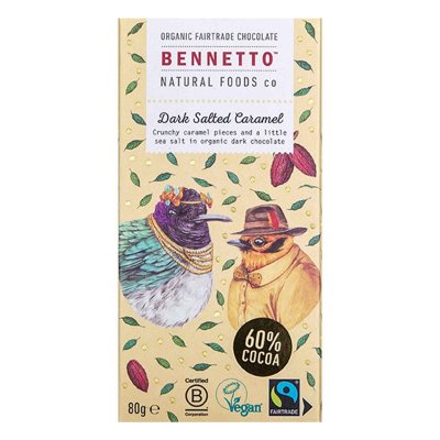 Bennetto Dark Salted Caramel 80g