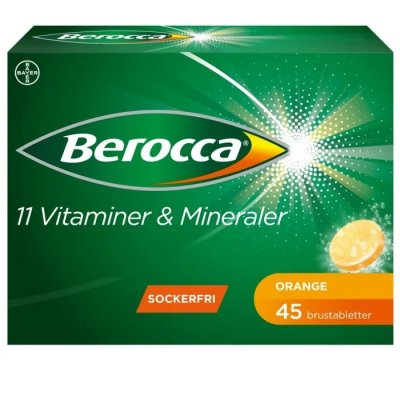 Bayer Berocca Energy Orange 45 brustabletter