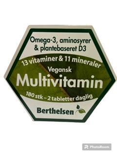 Berthelsen Multivitamin 180 tabletter