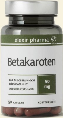 Elexir Betakaroten 50 mg 50 kapslar