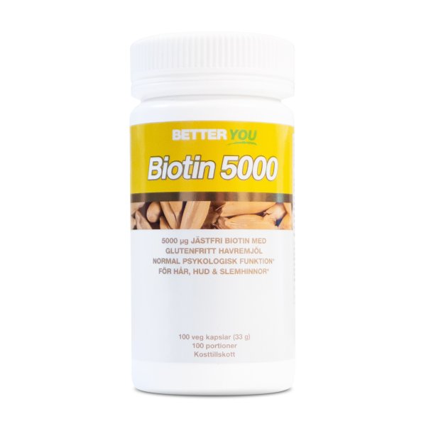 Better You Biotin 5000 100 kapslar