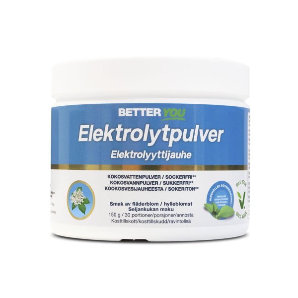Better You Elektrolytpulver Fläder 150g