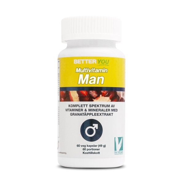 Better You Multivitamin Man 60 kapslar