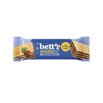 Bett'r Wafer bar with hazelnut and cocoa no added sugar 30g