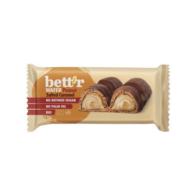 Bett'r Wafer bar with salted peanut 33g