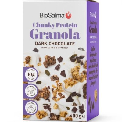 BioSalma Chunky Protein Granola Dark Chocolate 400 g