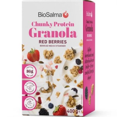 BioSalma Chunky Protein Granola Red Berries 400 g