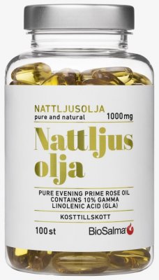 BioSalma Nattljusolja 10% GLA 1000 mg 100 kapslar