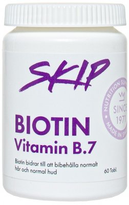 Skip Biotin B7 5000 mcg 60 tabletter