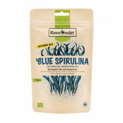 Rawpowder Blå Spirulina Pulver 40g EKO