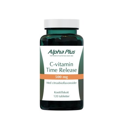 Alpha Plus C-vitamin Time Release 500 mg 120 tabletter