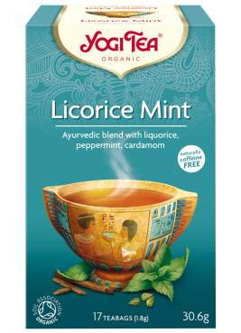 YogiTea Licorice Mint Eko 17 tepåsar