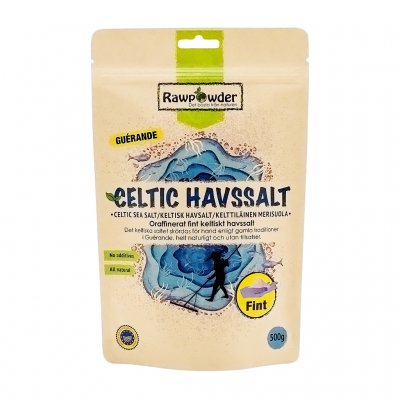 Rawpowder Celtic Havssalt Fint 500g
