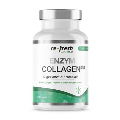 Re-fresh Enzym Collagen Plus 120 kapslar