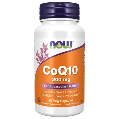 Now Foods CoQ10 200 mg 60 vegcaps