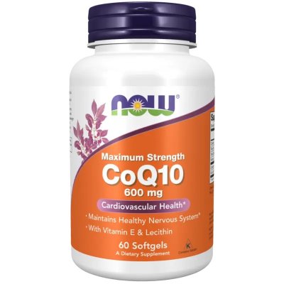 Now Foods CoQ10 600 mg 60 Softgels
