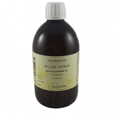 Crearome Aloe Vera juice med fruktkött Eko 1 L