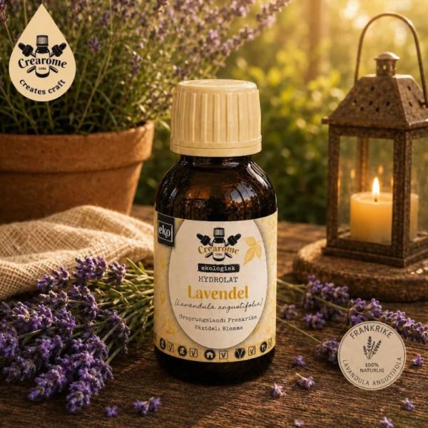 Crearome Lavendelvatten (hydrolat) EKO 100 ml