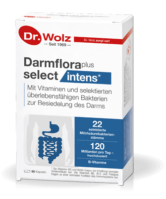 Dr. Wolz Darmflora plus select intens 40 kapslar