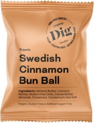 Get Raw Swedish Cinnamon Bun Ball Eko 25g