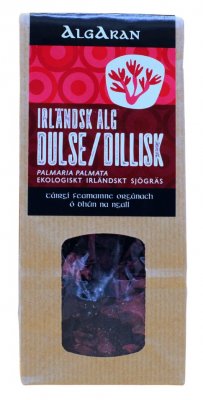 Algaran Seaweed Irländsk Dulse raw & eko 40g (Palmaria Palmata)