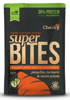 Cherky ECO Pork Superbites Pistachio, Boniato & Turmeric 30g