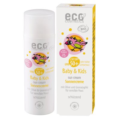 Eco Cosmetics Baby Solkräm SPF 50+ Oliv & Granatäpple 50ml eko