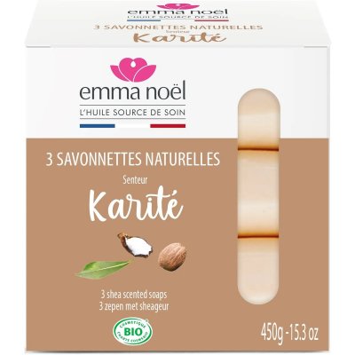 Emma Noël Tvål Sheasmör 3-pack 3×150 G