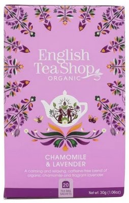 English Tea Shop Te Örtte Kamomill lavendel 20 påsar