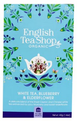 English Tea Shop Te vitt blåbär & fläder 20 påsar