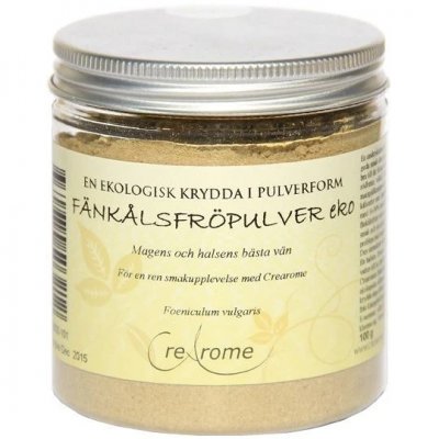 Crearome Fänkålsfröpulver EKO 100g