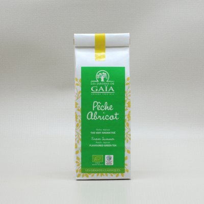 Les Jardins de Gaïa Forever Summer Persika Aprikos Grönt Te EKO 100g