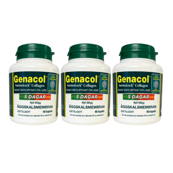 3 x Genacol + Äggskalsmembran 90 kapslar