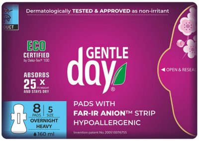 Gentle Day Binda heavy flow storlek 5 8 st