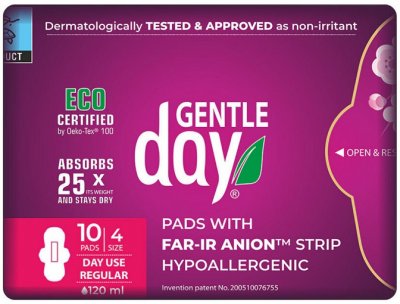 Gentle Day Binda regular storlek 4 10 st