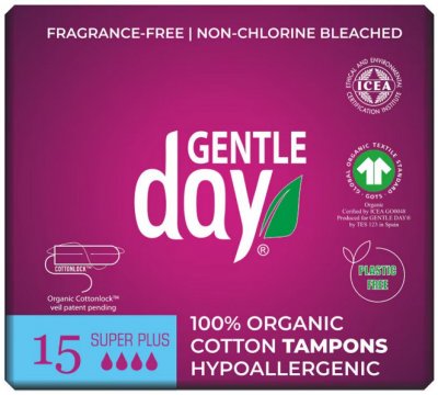 Gentle Day Tamponger bomull super plus 15 st