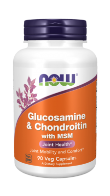 Now Foods Glucosamine & Chondroitin with MSM 90 Capsules