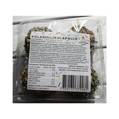 Gottskär Kolabollar 200g
