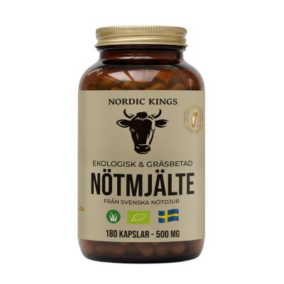 Nordic Kings Gräsbetad Nötmjälte EKO 180 kapslar
