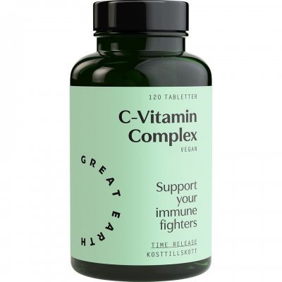 Great Earth C-Vitamin Complex 500 mg 120 tabletter