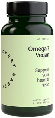 Great Earth Omega 3 Vegan 60 kapslar