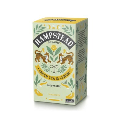 Hampstead Tea Green Lemon 20 tepåsar eko